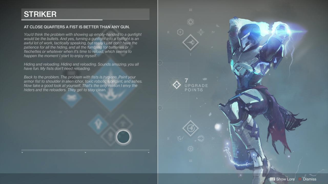 All The Titan Striker Skills